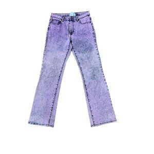 1990s pink acid washed jeans by Diane Gilman Size 10